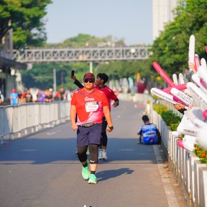 Race photo from SMARTFREN RUN 2026