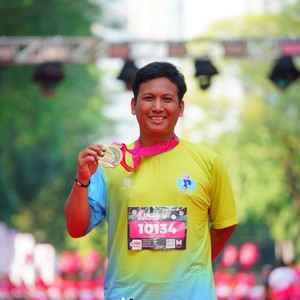 Race photo from SMARTFREN RUN 2026