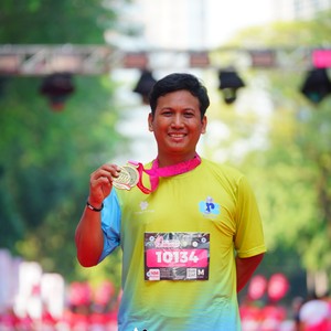 Race photo from SMARTFREN RUN 2026