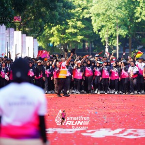 Race photo from SMARTFREN RUN 2026