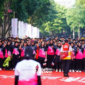 Race photo from SMARTFREN RUN 2026