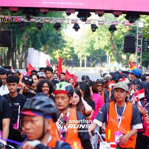 Race photo from SMARTFREN RUN 2026