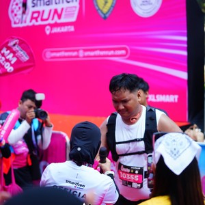 Race photo from SMARTFREN RUN 2026