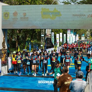 Race photo from BOGORUN 2026