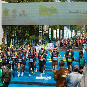 Race photo from BOGORUN 2026