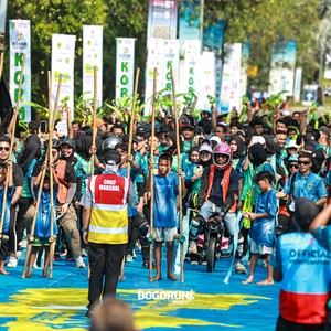 Race photo from BOGORUN 2026