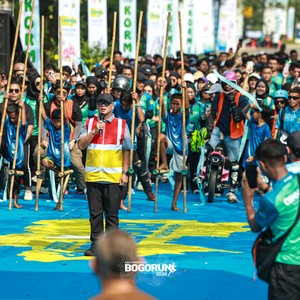 Race photo from BOGORUN 2026