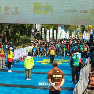 Race photo from BOGORUN 2026