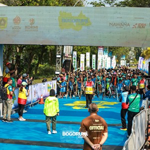 Race photo from BOGORUN 2026