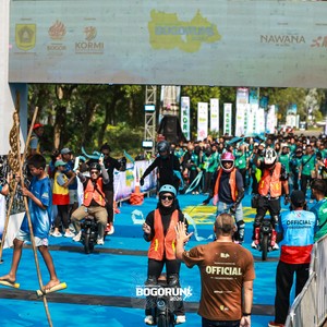 Race photo from BOGORUN 2026