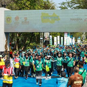 Race photo from BOGORUN 2026