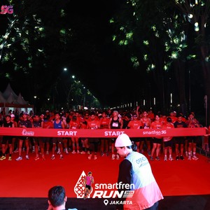 Race photo from SMARTFREN RUN 2026