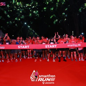 Race photo from SMARTFREN RUN 2026