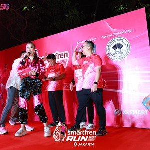Race photo from SMARTFREN RUN 2026