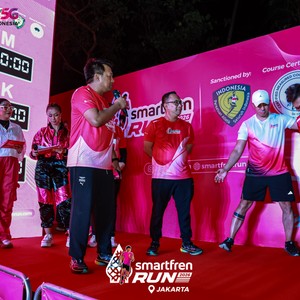Race photo from SMARTFREN RUN 2026