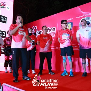Race photo from SMARTFREN RUN 2026