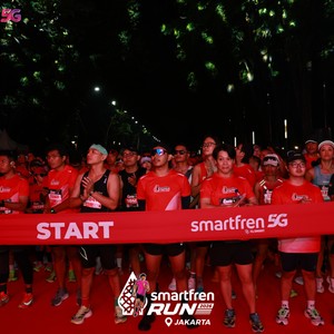 Race photo from SMARTFREN RUN 2026