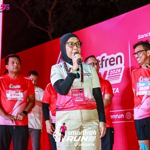 Race photo from SMARTFREN RUN 2026