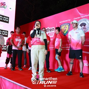 Race photo from SMARTFREN RUN 2026