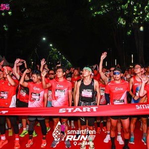 Race photo from SMARTFREN RUN 2026