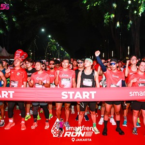 Race photo from SMARTFREN RUN 2026