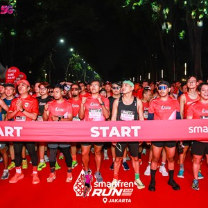 Race photo from SMARTFREN RUN 2026