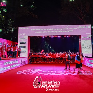 Race photo from SMARTFREN RUN 2026