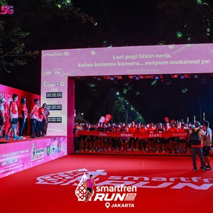 Race photo from SMARTFREN RUN 2026