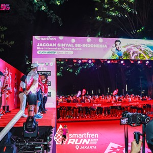 Race photo from SMARTFREN RUN 2026