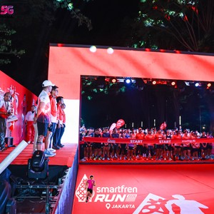 Race photo from SMARTFREN RUN 2026