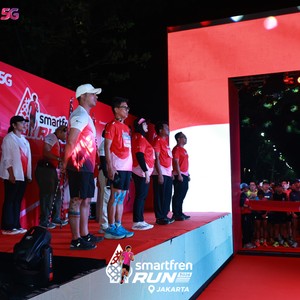 Race photo from SMARTFREN RUN 2026