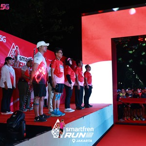 Race photo from SMARTFREN RUN 2026