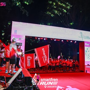 Race photo from SMARTFREN RUN 2026