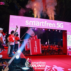 Race photo from SMARTFREN RUN 2026