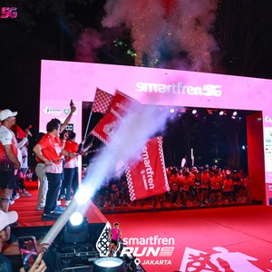Race photo from SMARTFREN RUN 2026