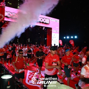 Race photo from SMARTFREN RUN 2026