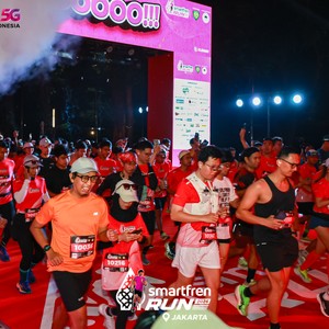 Race photo from SMARTFREN RUN 2026