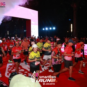Race photo from SMARTFREN RUN 2026
