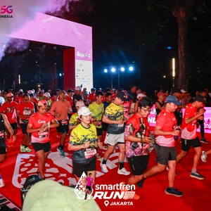 Race photo from SMARTFREN RUN 2026