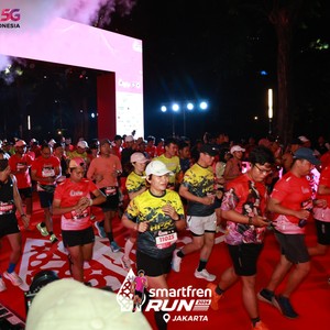 Race photo from SMARTFREN RUN 2026