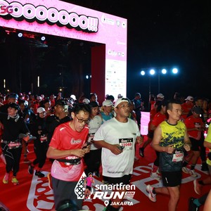 Race photo from SMARTFREN RUN 2026