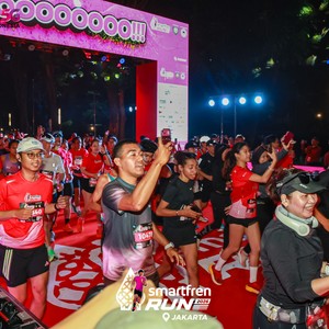 Race photo from SMARTFREN RUN 2026