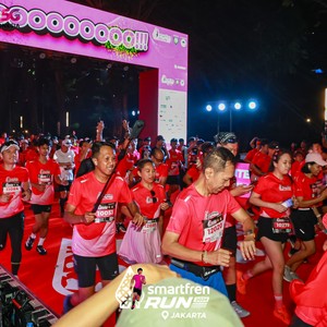 Race photo from SMARTFREN RUN 2026