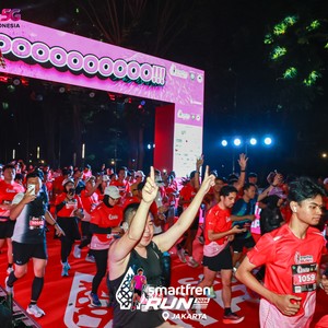 Race photo from SMARTFREN RUN 2026