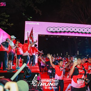 Race photo from SMARTFREN RUN 2026