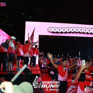 Race photo from SMARTFREN RUN 2026