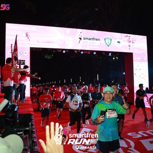Race photo from SMARTFREN RUN 2026