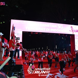 Race photo from SMARTFREN RUN 2026