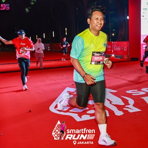Race photo from SMARTFREN RUN 2026