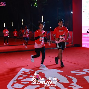 Race photo from SMARTFREN RUN 2026
